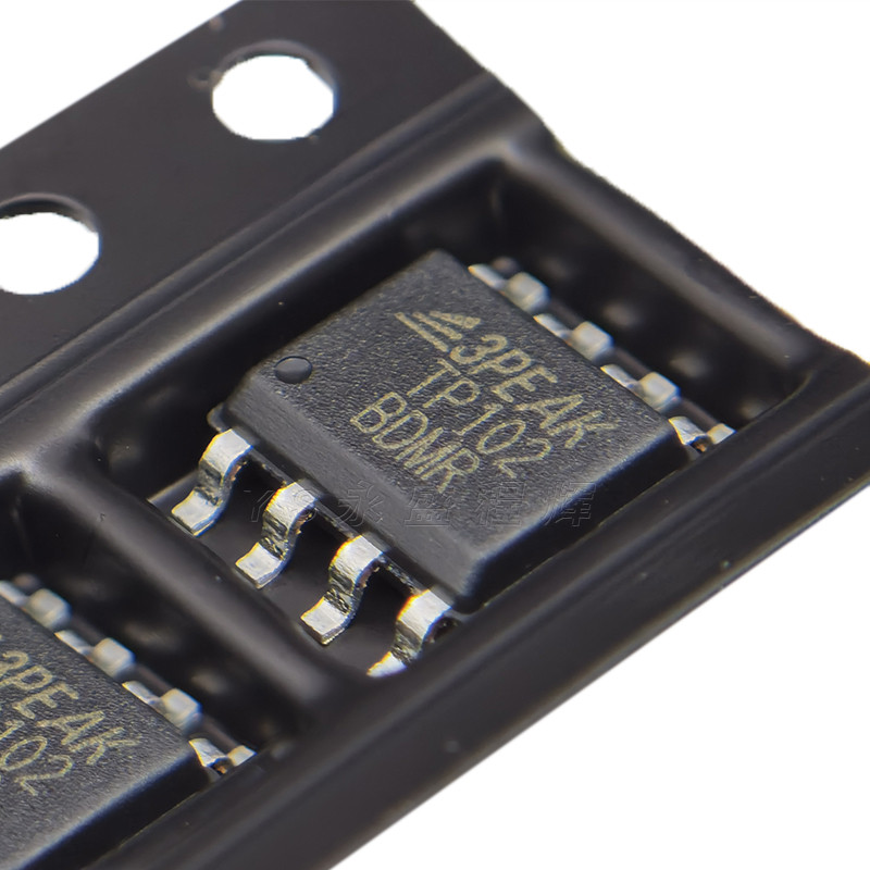 ยี่ห้อใหม่ TP10-2-SR ผ้าไหมพิมพ์ TP102 เครื่องขยายเสียงการทํางานชิป SOP-8 (10 ชิ้น)