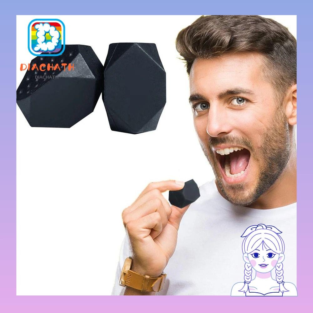 DICHATH Jaw Exerciser, 40/50/60Lbs Anti-stress Redefine Jawline Trainer,แบบพกพาฟิตเนส Ball Facial Tr