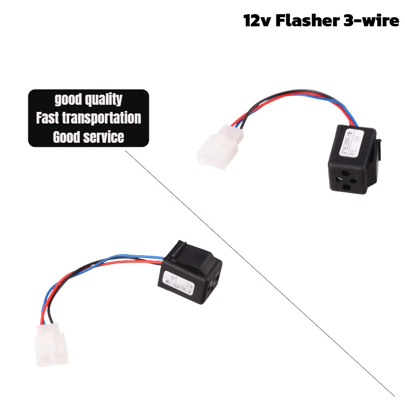 Waterproof Automotive Relay 12V three wire Car Relay with Black Red Copper Terminal Auto Relay with 