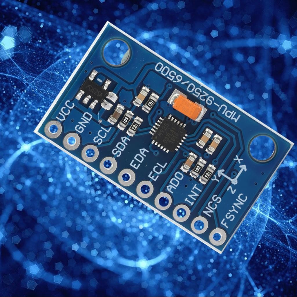 MPU 9250 GY 9 เพลา 16 บิต Gyroscope Acceleration Magnetic Sensor 3-5V สำหรับ Drone เฮลิคอปเตอร์