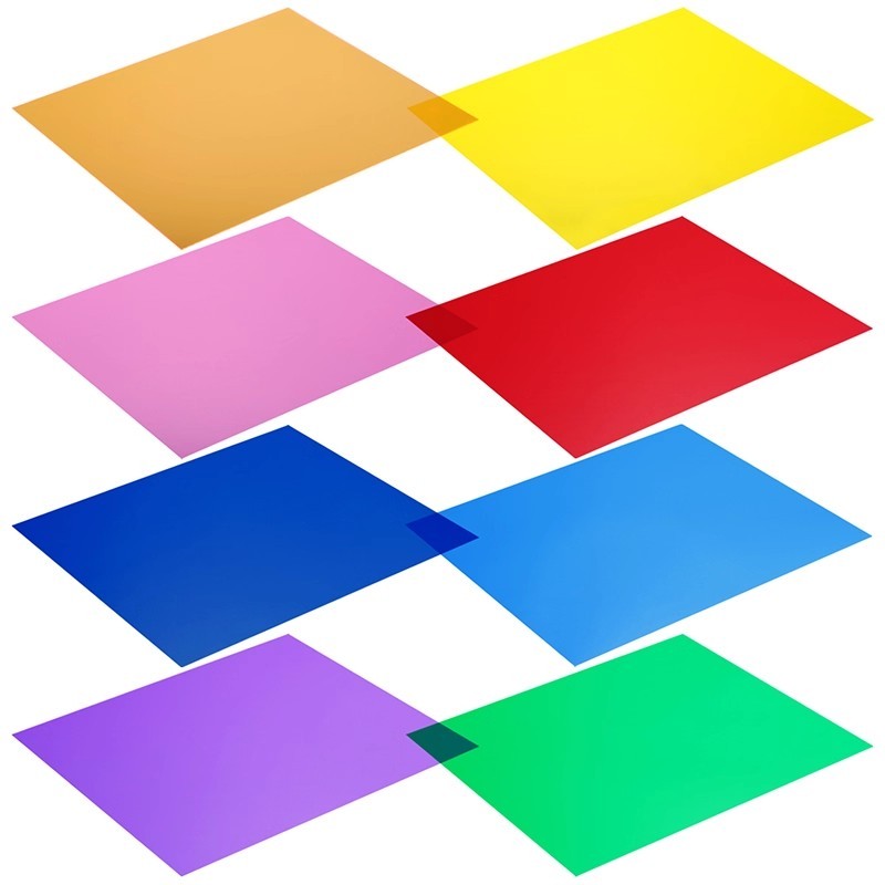 NEEWER/NEEWER สีกรองสีกระดาษการถ่ายภาพเติมแสงสีการ์ดเจลแผ่น Universal ND3/ND6/ND9 ND กรองฟิล์ม Stage
