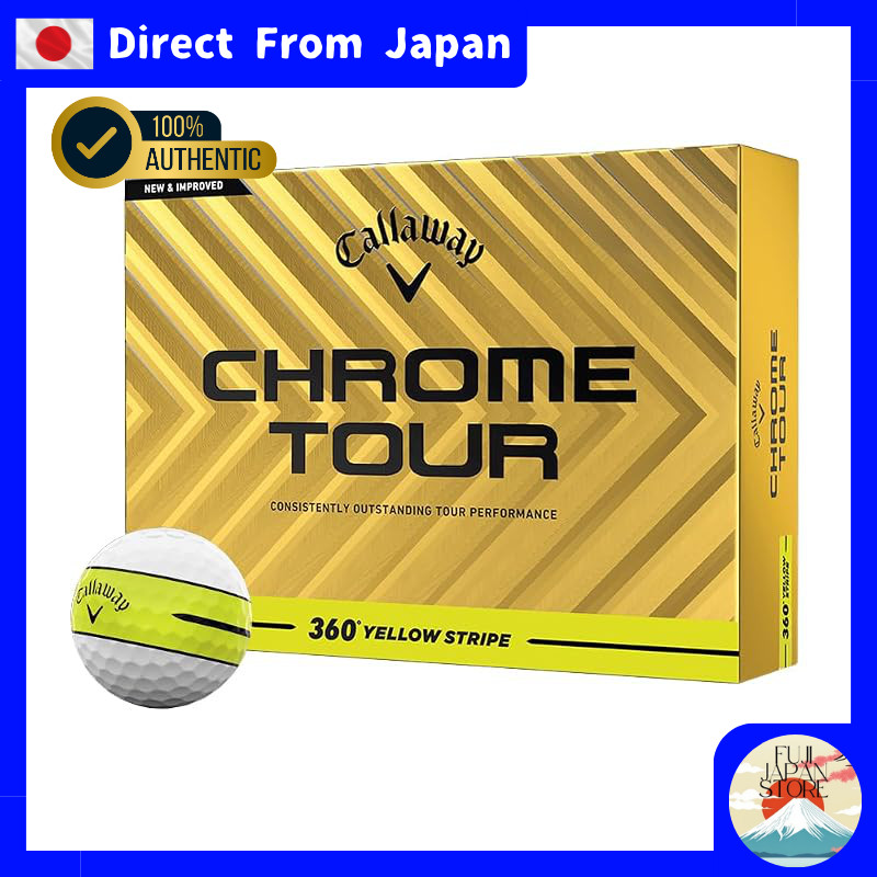 Callaway Chrome Tour 24 Golf Balls - 1 Dozen (12 Pack) - 4-Piece Structure - White