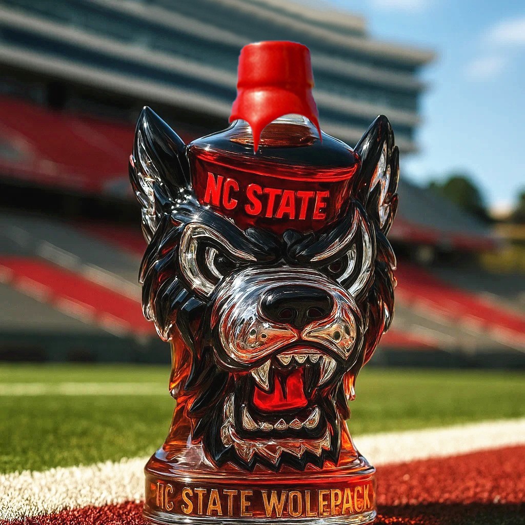 ขวด Wolf Dog Wake-Up ความจุขนาดเล็ก Wake-Up ขวดวิสกี้ 6.15
