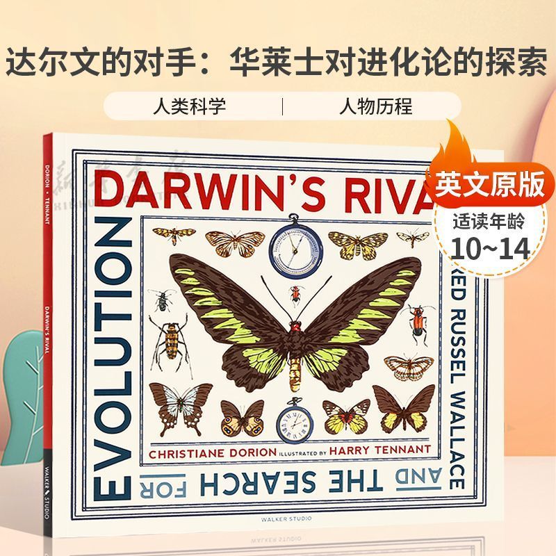 หนังสือภาษาอังกฤษกระดาษ 60 Opposite ของ Arwin: พิพิธภัณฑ์สํารวจของ Wallace of Evolution ต้นฉบับภาษาอ