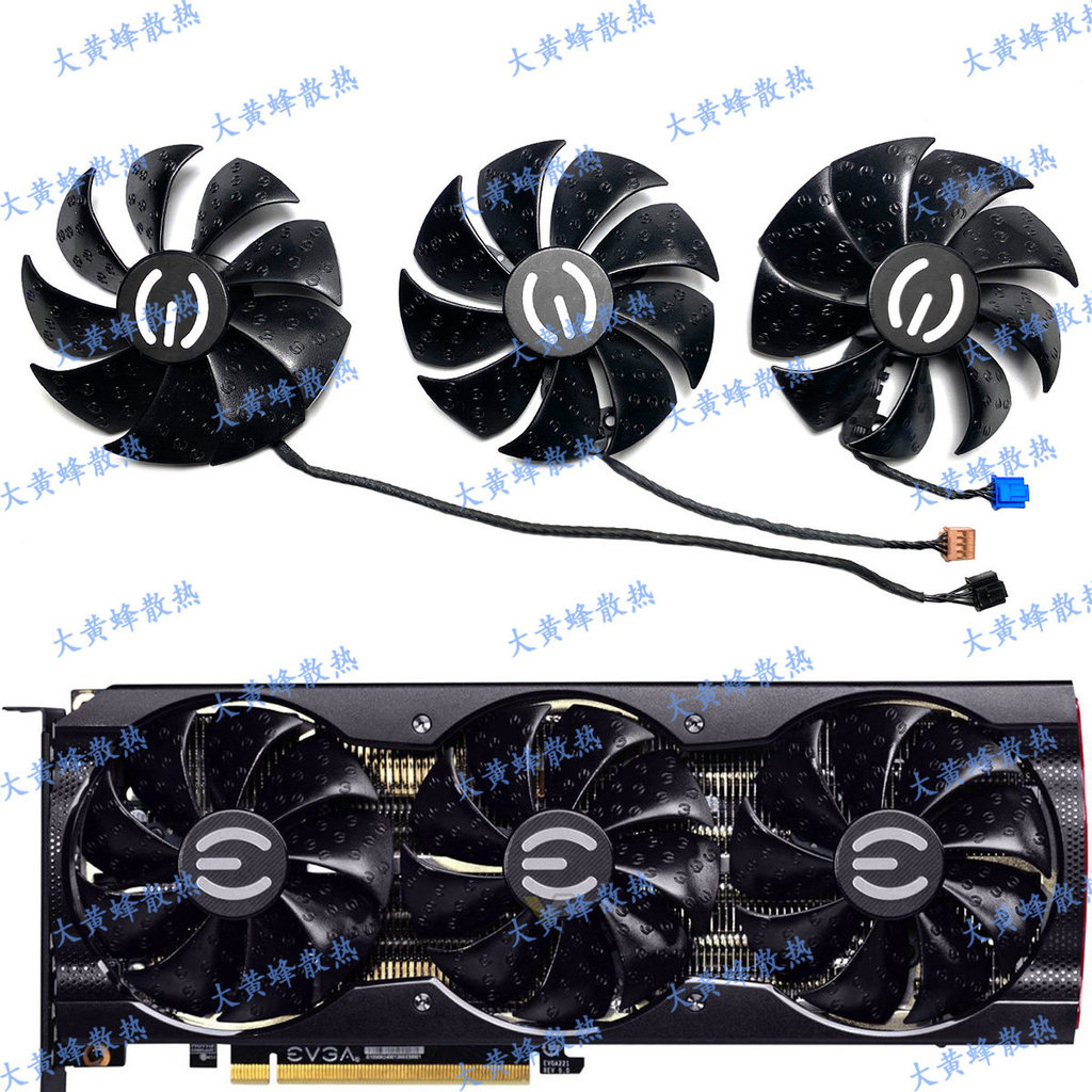 EVGA EVGA RTX3060ti 3070ti 3080 3080ti 3090 XC3 พัดลมการ์ดกราฟิก