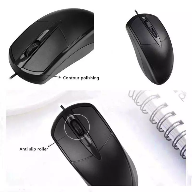 เมาส์มีสาย Gkzw USB สำหรับ PC แล็ปท็อป thumbnail 4