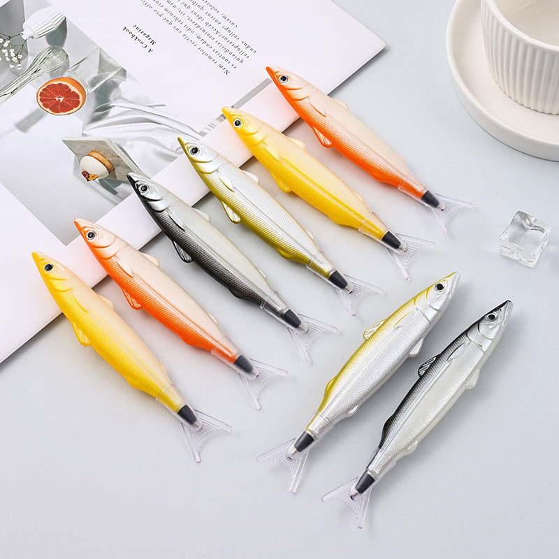 KOWEI 1 ชิ้น [Ocean Series] ปากการูปปลาเค็มปากกาลูกลื่นแปลกใหม่สําหรับนักเรียนอุปกรณ์เครื่องเขียนโรงเรียน