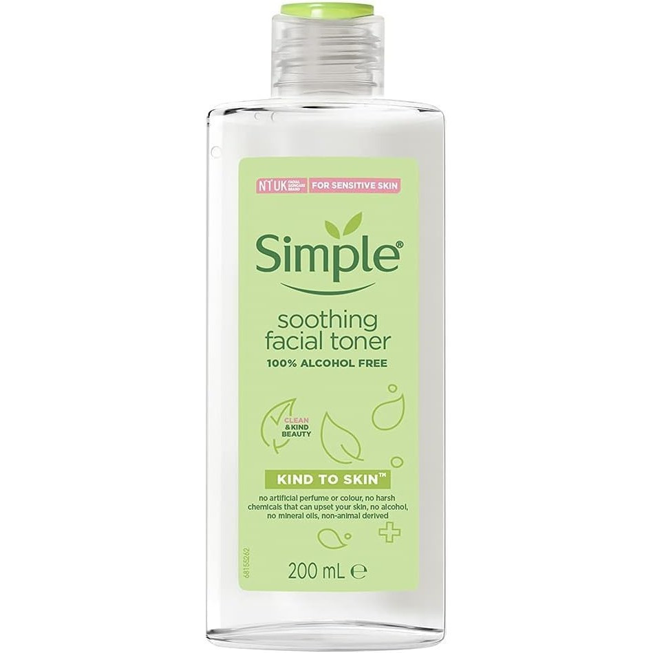 Simple Kind to Skin Soothing Facial Toner, 6.7 ออนซ์ (แพ็ค 1 ชิ้น)