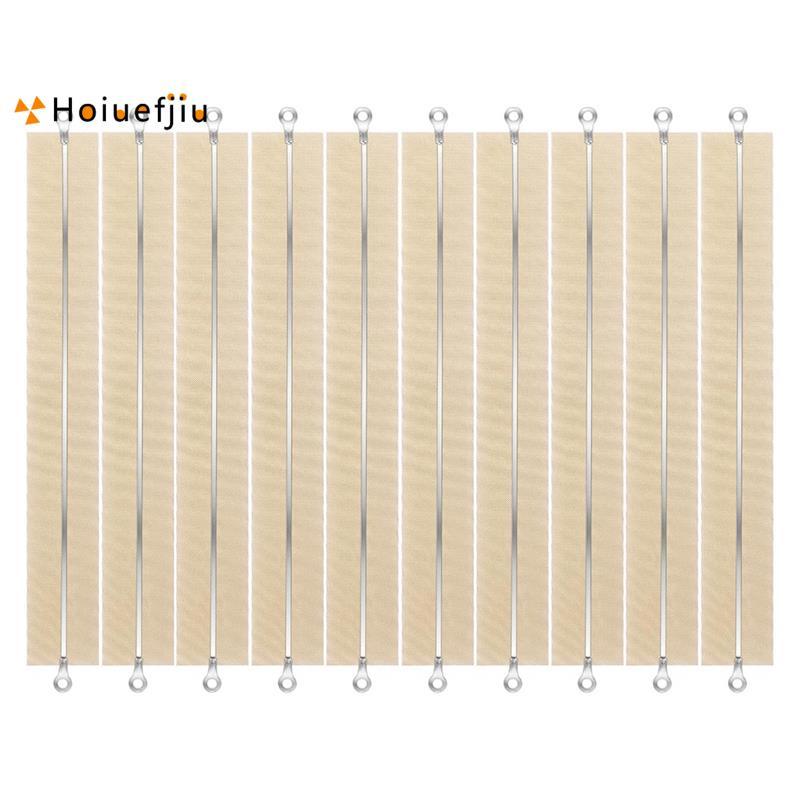 Houefjiu10pcs Impulse Sealer อะไหล่,ผ้าซีลความร้อนแถบ Square Elements Grip Impulse Sealer ชุดซ่อม