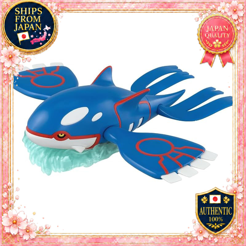 BANDAI SPIRITS Pokemon Plastic Model Collection 62 Select Series Kyogre Pre-painted Model