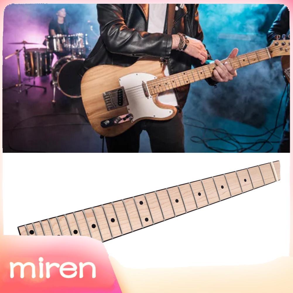 Miren-th Miren-th คอกีตาร์ไฟฟ้าเปลี่ยน Headless 25 Fret Fingerboard ไม้เมเปิลสำหรับ 6 สาย