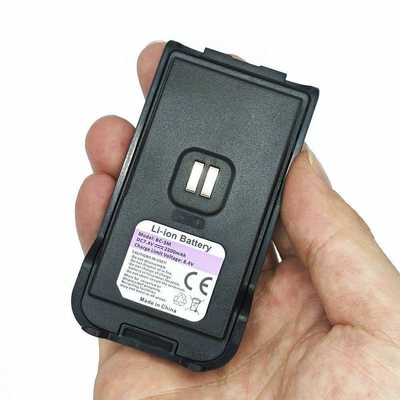Baofeng UV-5Rmini Walkie-Talkie Talkie แบตเตอรี่ typec ชาร์จโดยตรง 2200mAh ความจุขนาดใหญ่เหมาะสําหรั