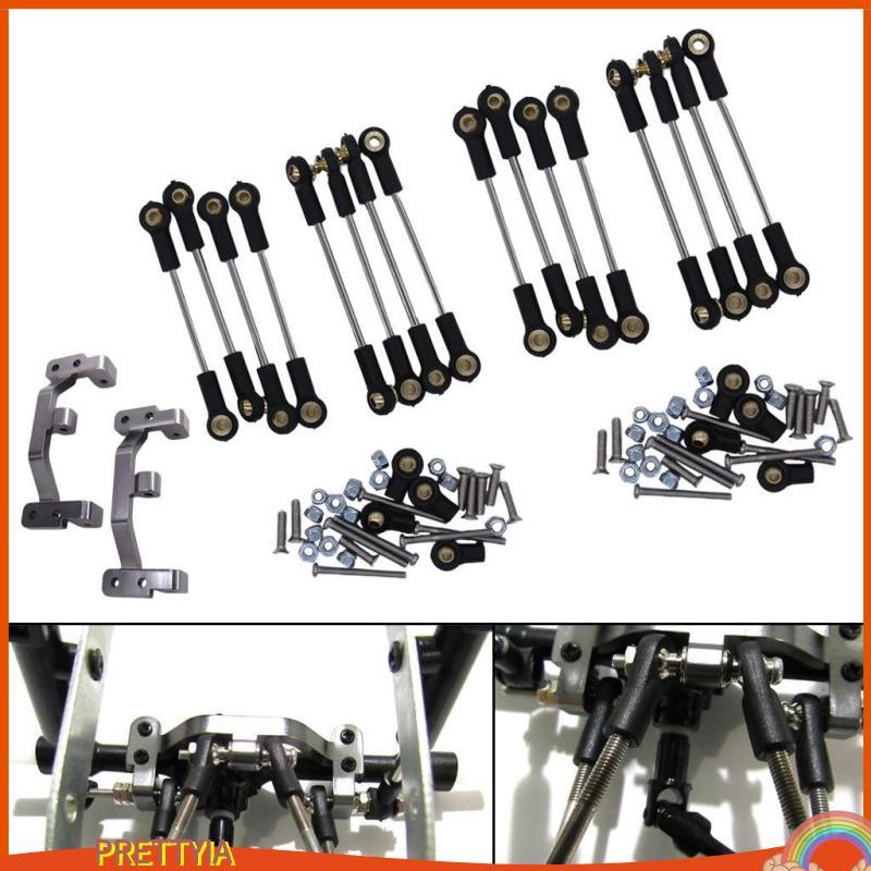 [สวย] 8 แพ็ค 1/16 RC อลูมิเนียม Rod Link Link Link สําหรับ WPL B1 B14 B24 C14 C24 รุ่น Crawler Buggy