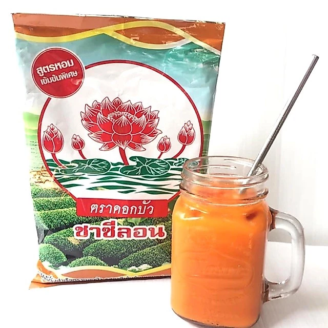 ผงชาไทย ชาซีลอน ชาเย็น ตราดอกบัว(400g)