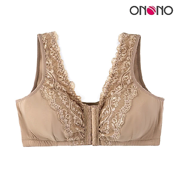 ONONO เสื้อชั้นในไร้โครง ฟองน้ำบาง ตะขอหน้า รุ่น NB6218