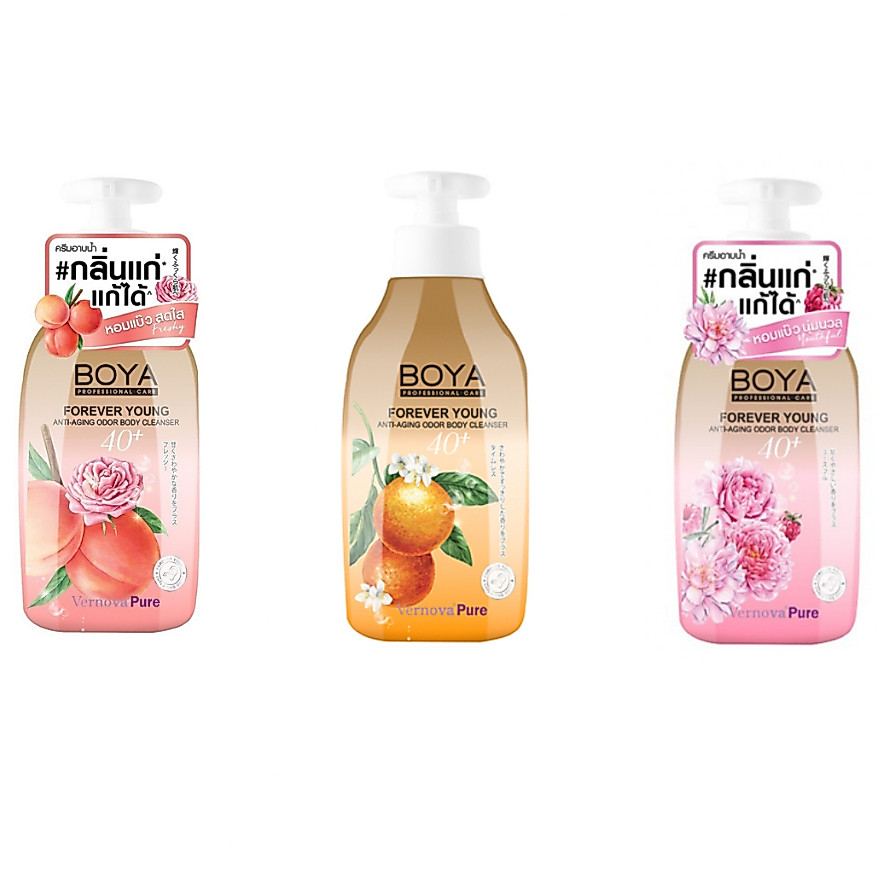 Boya Anti Aging Odor Body Cleanser ครีมอาบน้ำ 450 มล.