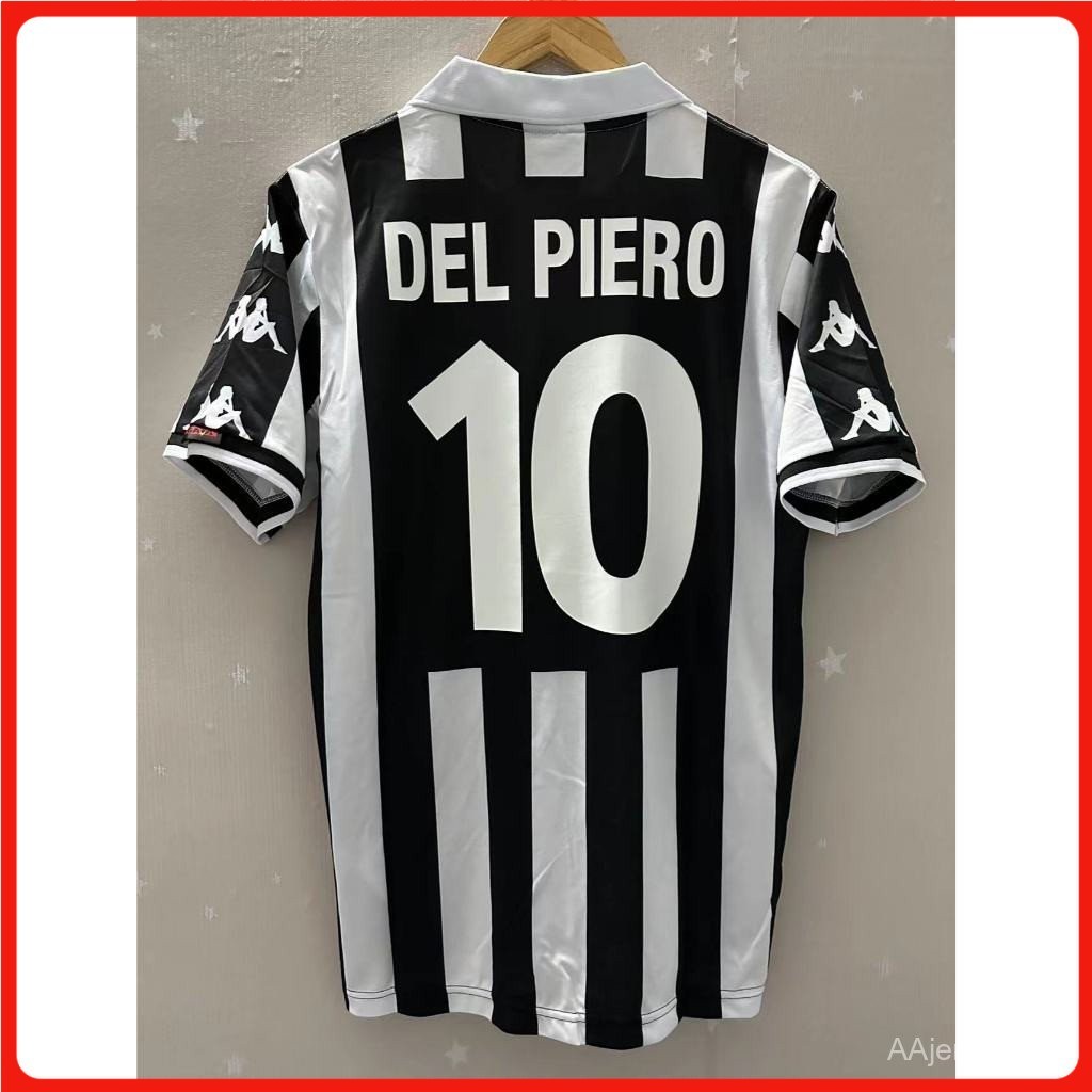 99-00 Juventus Home Champions League Final Vintage Football Suit Shirt S-2XL