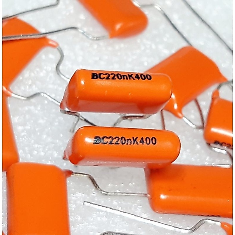 Vishay BC MKT (ราคา 4 ตัว) 0.22uf 224k  220nf 400v Metallized Polyester Film Capacitor  ตัวเก็บประจุ คาปาซิเตอร์