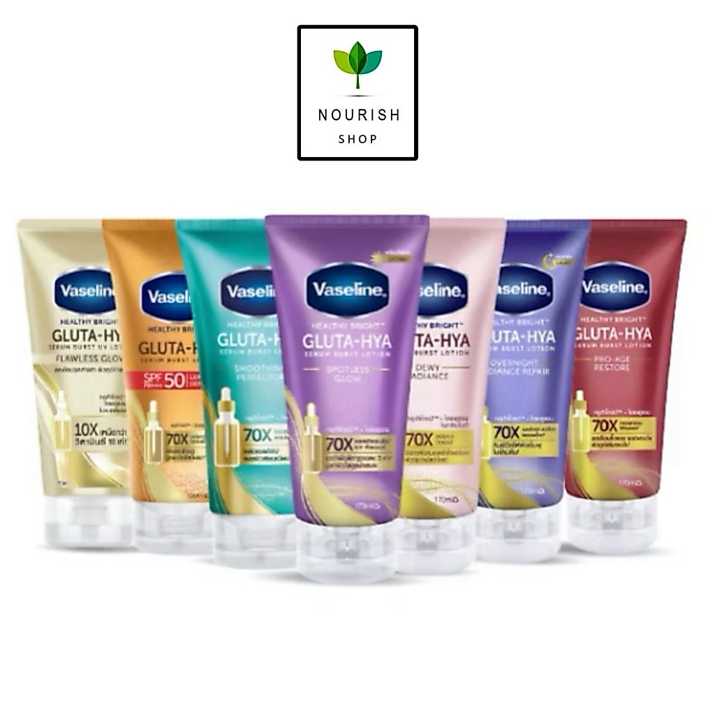 Vaseline วาสลีน กลูต้า-ไฮยา เซรั่ม โลชัน 300 มล. Vaseline Healthy Bright Gluta-Hya Serum