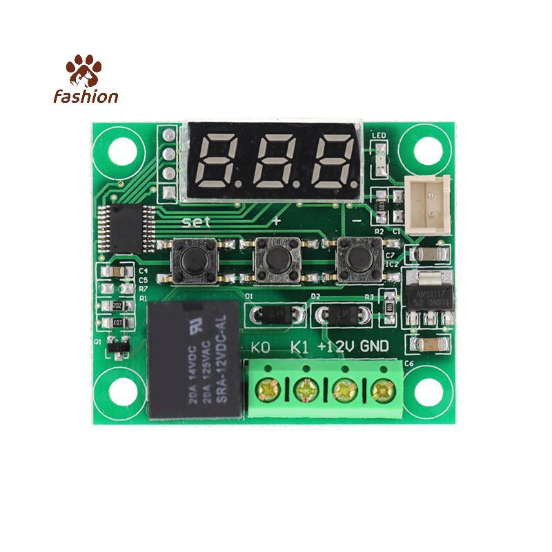 [Fas-t] โมดูลสวิตช์ควบคุมอุณหภูมิ XH W1209 จอแสดงผล LED Digital Thermostat Controller โมดูลบอร์ดกันน้ํา NTC Probe