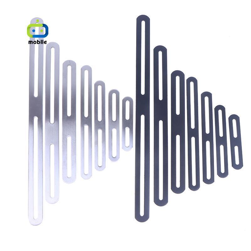 [maygood] 1 ชิ้นสแตนเลสสตีลตรงมุม Braet Bla/Silver Thiened 180 องศาแบนขั้วต่อ Braet ที่วางเฟอร์นิเจอร์