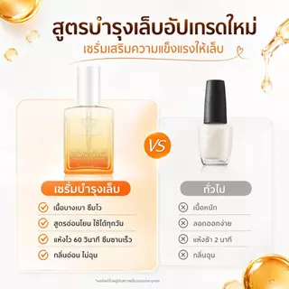 MODELONES เซรั่มบำรุงเล็บ 15ml Nail Strengthener ฟื้นฟูเล็บบาง เปราะ ฉีกง่าย เล็บแข็งแรง เงางาม ซึมไว