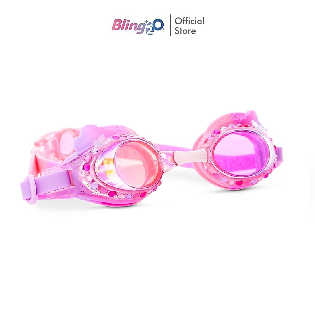 BLING2O แว่นตาว่ายน้ำเด็กผู้หญิง ยอดฮิตจากอเมริกา RAINBOW-FLOATING สำหรับเด็ก 5ขวบขึ้นไป แว่นว่ายน้ำแฟชั่น ใส่สบาย