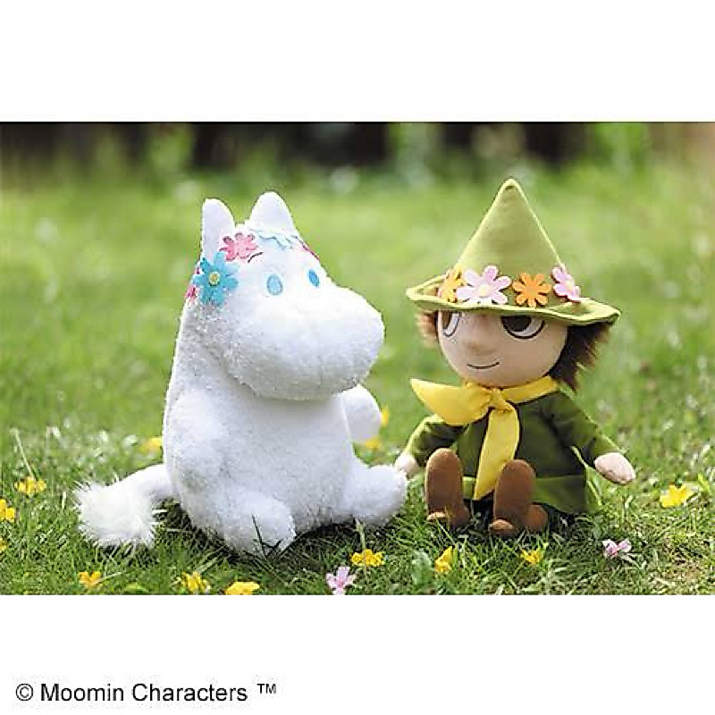 Moomin Snufkin 2 PCS Floral Flower Garden Collection Taito Plush RARE ตุ๊กตา คู่ มูมิน สนัฟคิ่น สวนดอกไม้ ลิขสิทธิ์แท้🇯🇵
