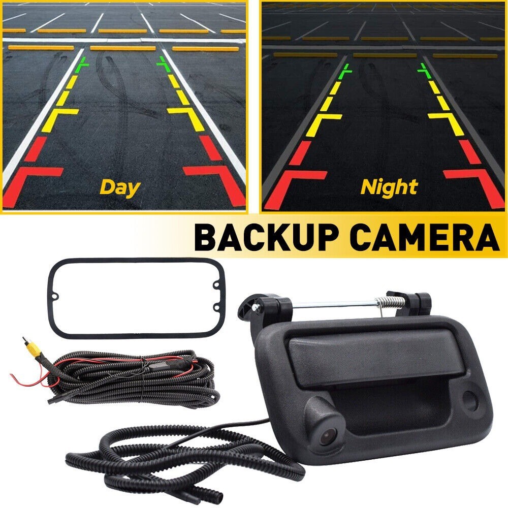 เหมาะสําหรับ Ford Ford Pickup F150F250F350 Tailgate Handle HD Reversing Video Camera Rearview