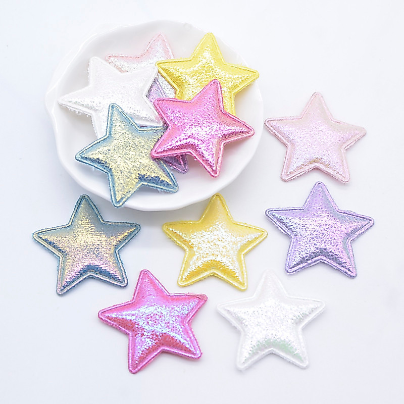 40 ชิ้น 38 มิลลิเมตรเบาะเงาหนัง Star แพทช์ Appliques สําหรับเสื้อผ้าหมวกอุปกรณ์เย็บผ้า DIY Headwear ผมโบว์อุปกรณ์ตกแต่ง