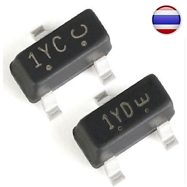 5pcs 1YD L8550QLT1G 1YC L8050QLT1G  L8550Q ทรานซิสเตอร์ pnp/npn SOT23 SMD