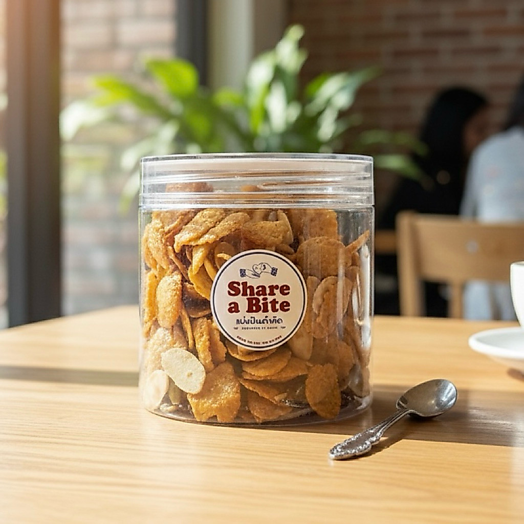 คอนเฟลกคาราเมล 120g เครื่องแน่น เม็ดมะม่วงจัมโบ้ (โฮมเมด อบใหม่ทุกวัน)