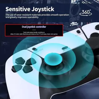 Game Stick HDMI 4K เครื่องเล่นเกมย้อนยุค พร้อมจอยบลูทูธ 64GB ในตัว 40000+ เกม เล่นง่าย เสียบใช้งานได้ทันที คุณภาพสูง