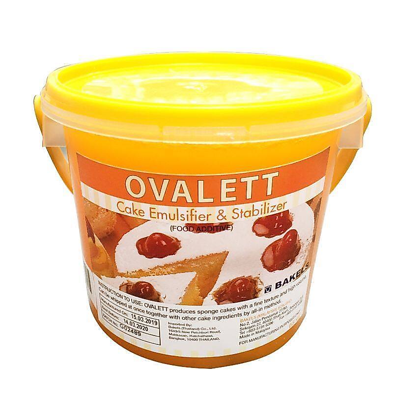 โอวาเล็ท Ovalett สารเสริมใส่เค้ก ตรา Bakels Ovalett มี 2 ขนาดให้เลือก 200/800 g