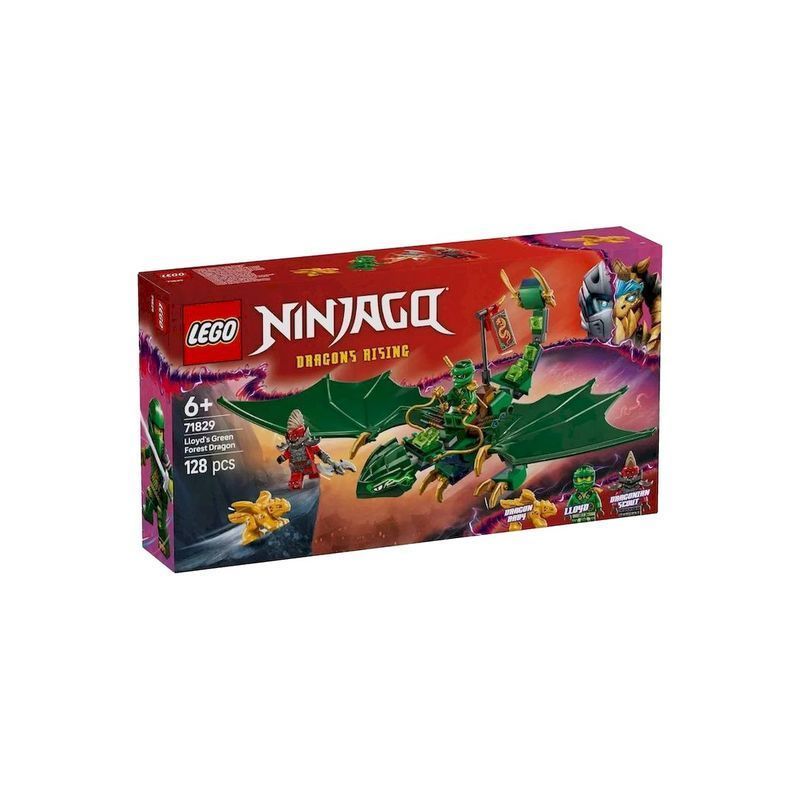[] Phantom Ninja 71829 Lloyds Green Forest Flying Dragon Building Block ของเล่นของขวัญวันเกิด
