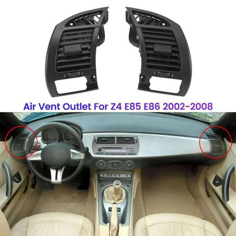 เหมาะสําหรับ BMW Z4 Dashboard Air Outlet E85 E86 เครื่องปรับอากาศ Air Outlet หลัก Co-pilot Air Outle