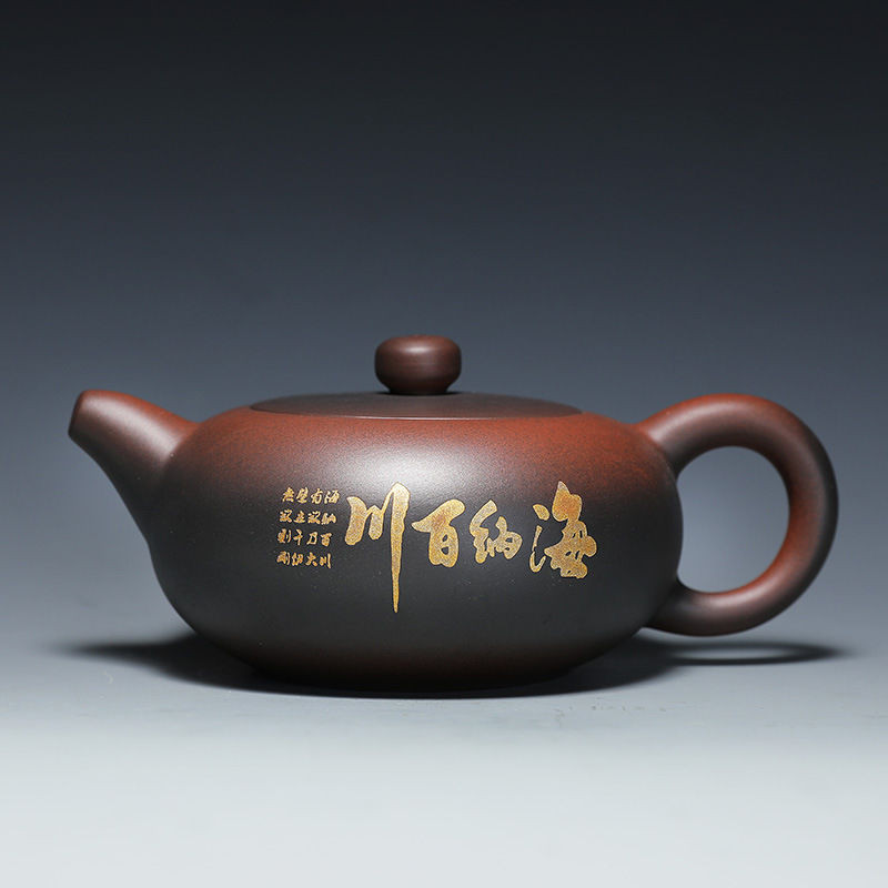 Haina Baichuan ยูนนาน Jianshui เซรามิคพรีเมี่ยม Zisha กาน้ําชา Handmade กาน้ําชาความจุขนาดใหญ่ในครัว