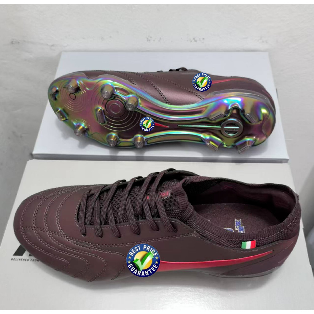 รองเท้าฟุตบอล FG ไซส์ 39-45euro รองเท้าฟุตบอลถักกลางแจ้งสําหรับผู้ชาย A-275