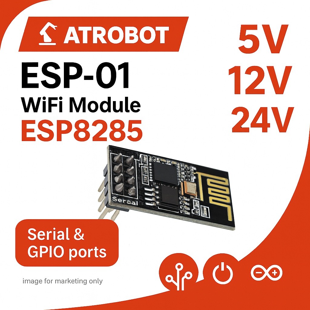 ESP-01/ESP-01S/ESP8285 WiFi โมดูลไร้สาย Cloud IoT เชื่อมต่ออินเทอร์เน็ตง่าย สำหรับ Arduino