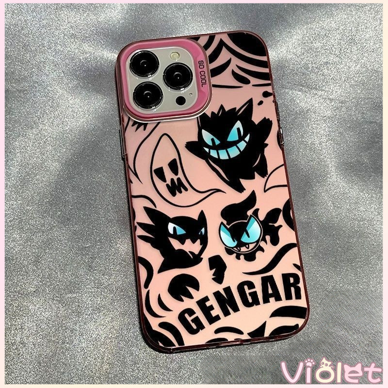💥Violet💥 เคสโทรศัพท์มือถือ Gengar ใหม่สุดเก๋และทันสมัย ไอโฟน11 For iPhone12 13 14 15 16 Pro MAX X XS XR XS 6 7 8Plus - รูปที่ 4