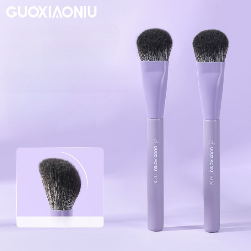 GUOXIAONIU Blush Brush Makeup Set Ultra-Soft Natural Facial Grooming Brush แปรงแต่งหน้านุ่มพิเศษแต่งหน้าใสและโปร่งใส