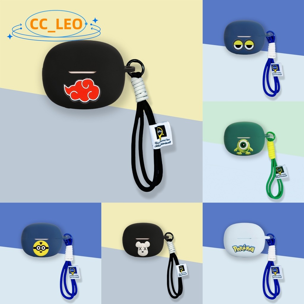 for EDIFIER X5 Pro(2025) Case Cartoon Night Fury Lanyard Cute Stitch Silicone Soft Case Suitable for