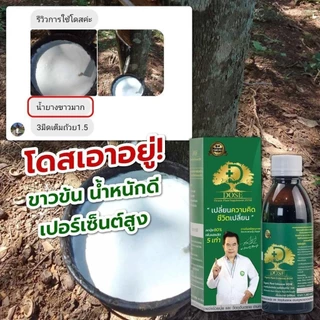 [2 แถม 1] โดสเขียว อาหารพืช แก้หน้ายางตายนึ่ง บำรุงต้นยางพารา ลดเชื้อรา ฮอร์โมนพืช โดส เขียว ยางพารา