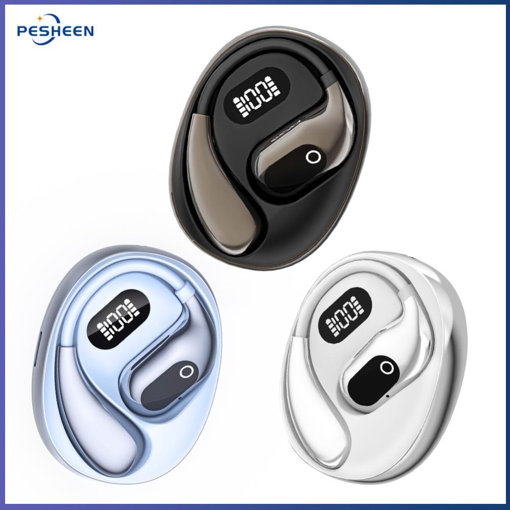 Pesheen§ AI Language Translation Earbuds Open Air Traductor Bluetooth-Compatible 5.3 Translator Earb