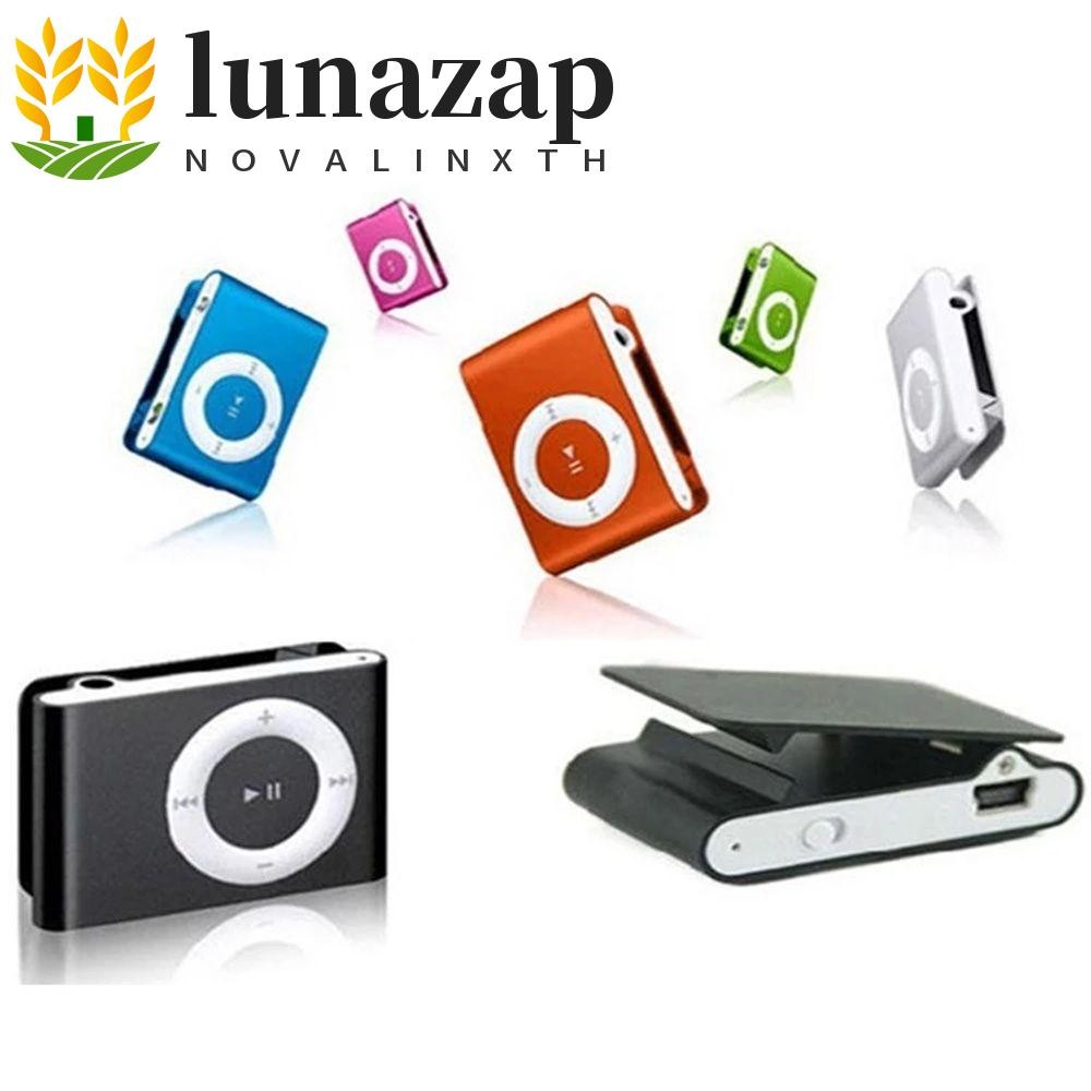 Lunazap Clip MP3 Mini Portable Media Player Walkman Metal Mirror Sport MP3