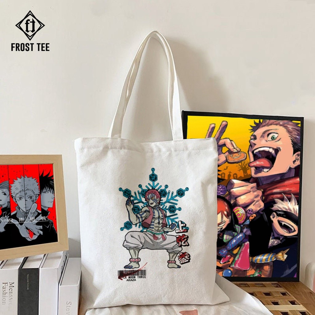 Demon Slayer - Akaza Anime Tote Bag | FROST TEE