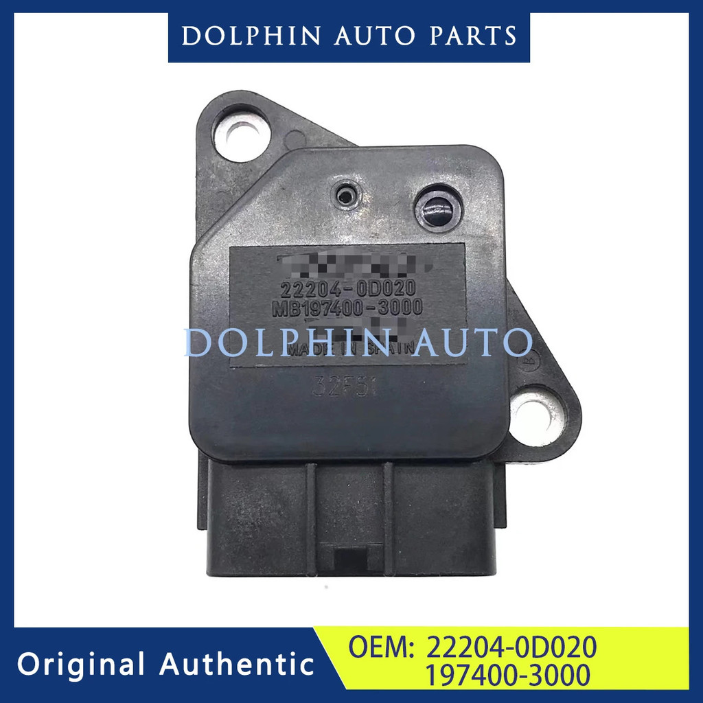 ใช้ได้กับ Rand Cruze 3.4L Camry 2.4L ต้นฉบับนําเข้าเครื่องวัดการไหลของอากาศ 22204-D020