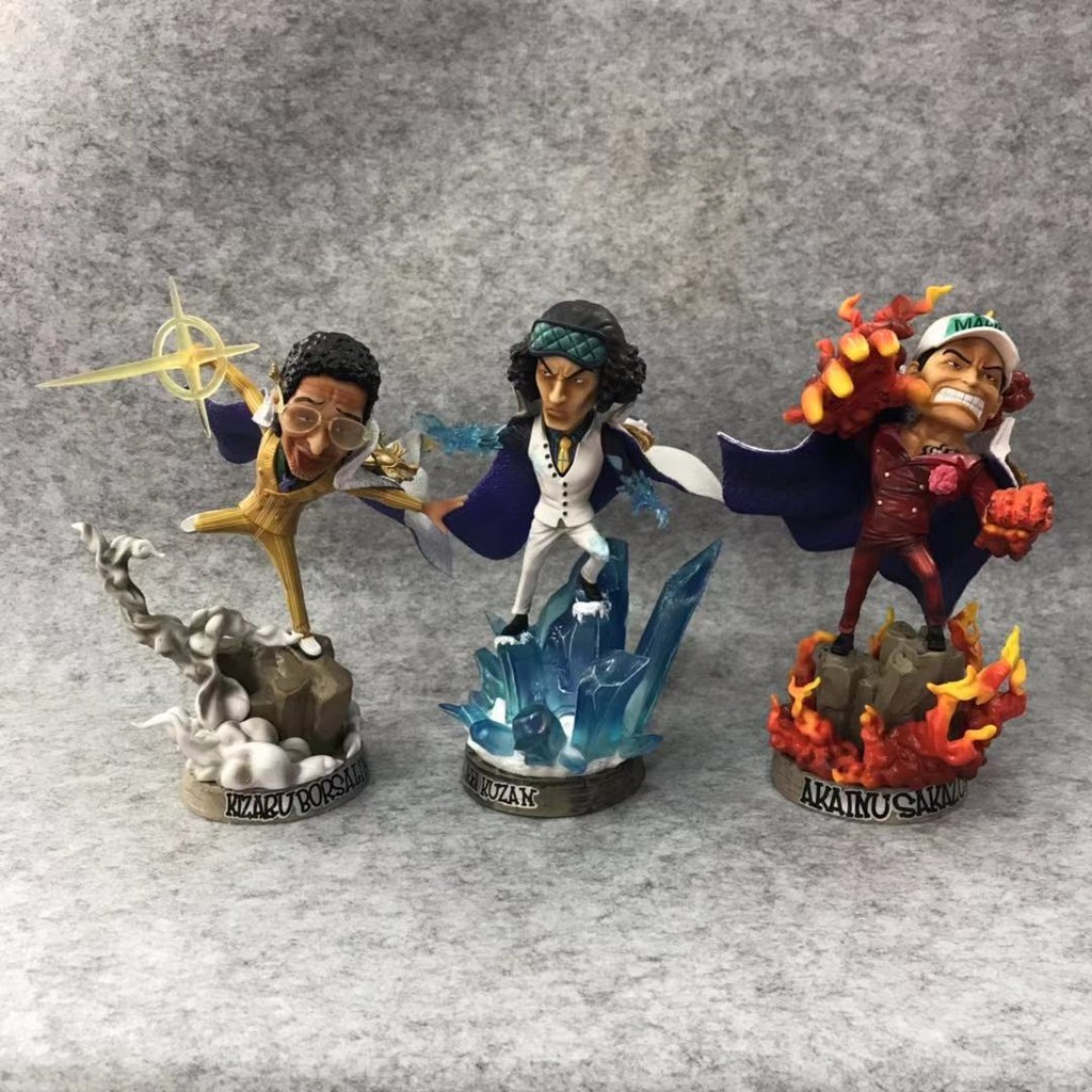 One Piece The Three Generals of the Navys GK รูปปั้น Aokiji Aokiji Akainu Kiwan Ice Century รูป 4.6