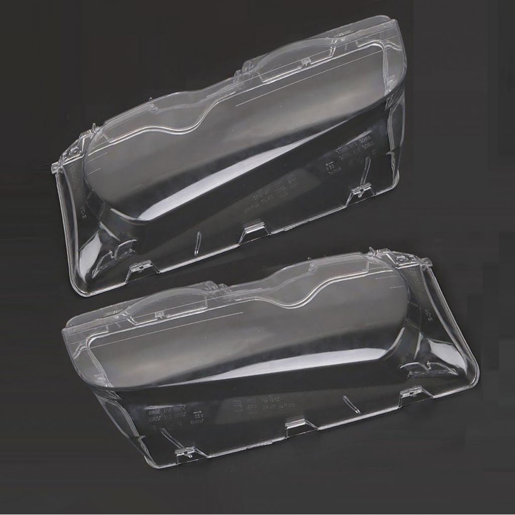 CARRFAN HEEDLIGHT LENS COLL 1 คู่ซ้ายและขวารถไฟหน้า LENSE CLEAR TREPACEMNT สำหรับ BMW E46 2DR M3 325