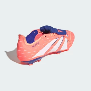adidas ฟุตบอล รองเท้าฟุตบอลพร้อมลิ้นพับได้ Predator League Firm/Multi-Ground Unisex สีส้ม JI1112